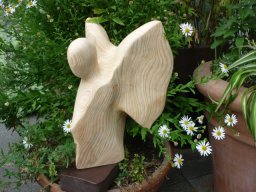 X-41 | Wachsamkeit | Esche (auf Holz) | 37/20/20 cm